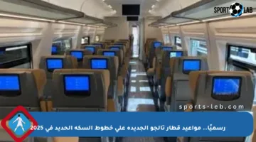 رسميًا.. مواعيد قطار تالجو الجديدة على خطوط السكة الحديد في 2025